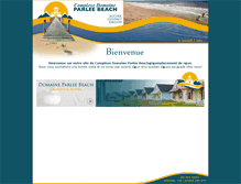 Tablet Screenshot of domaineparleebeach.ca